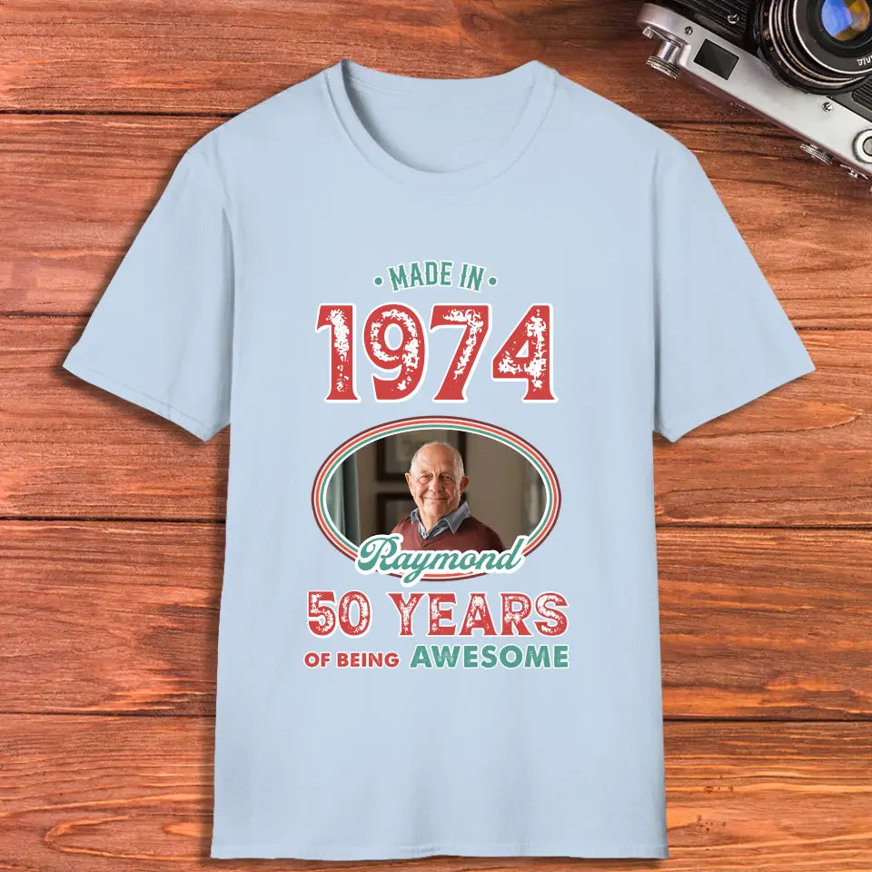 Being Awesome  - Personalized Gifts For Grandpa - Unisex T-Shirt