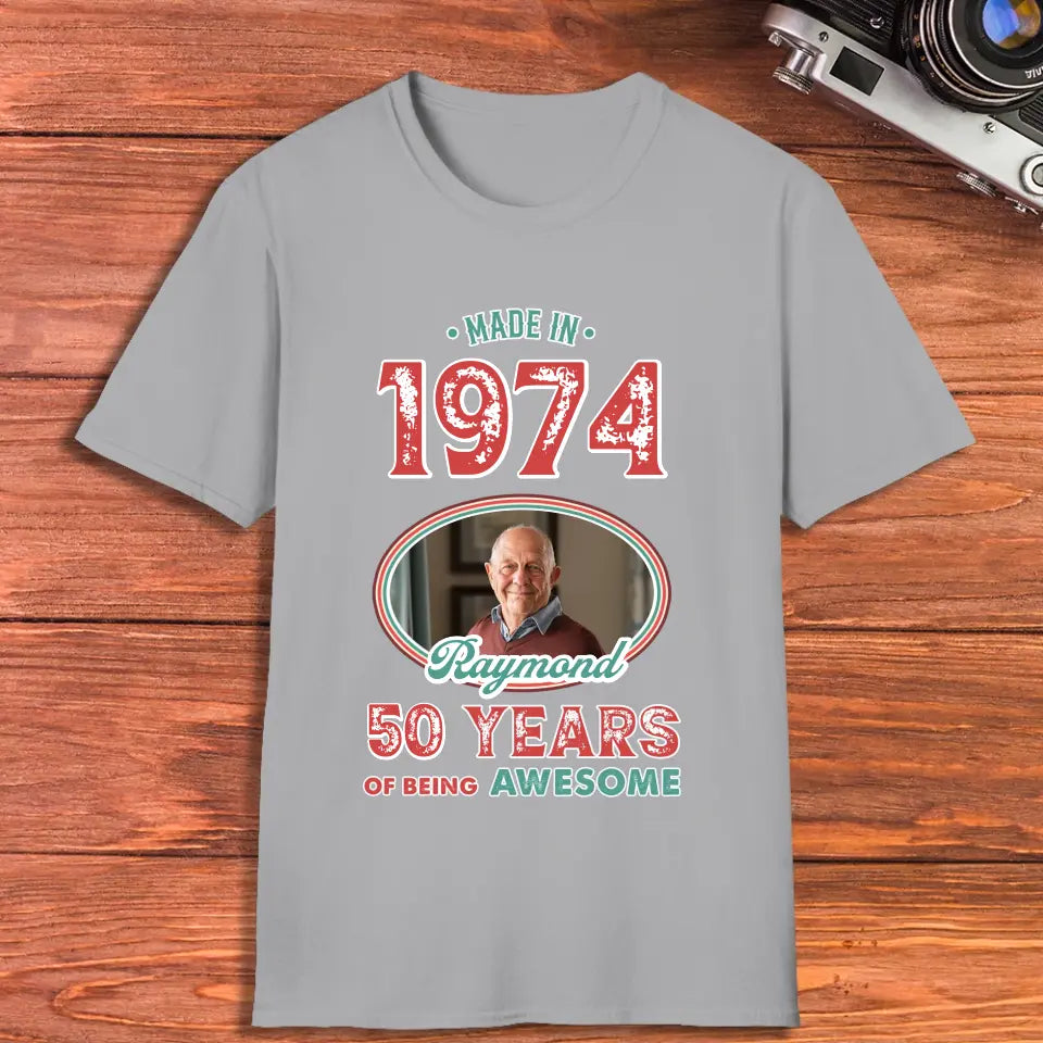 Being Awesome  - Personalized Gifts For Grandpa - Unisex T-Shirt