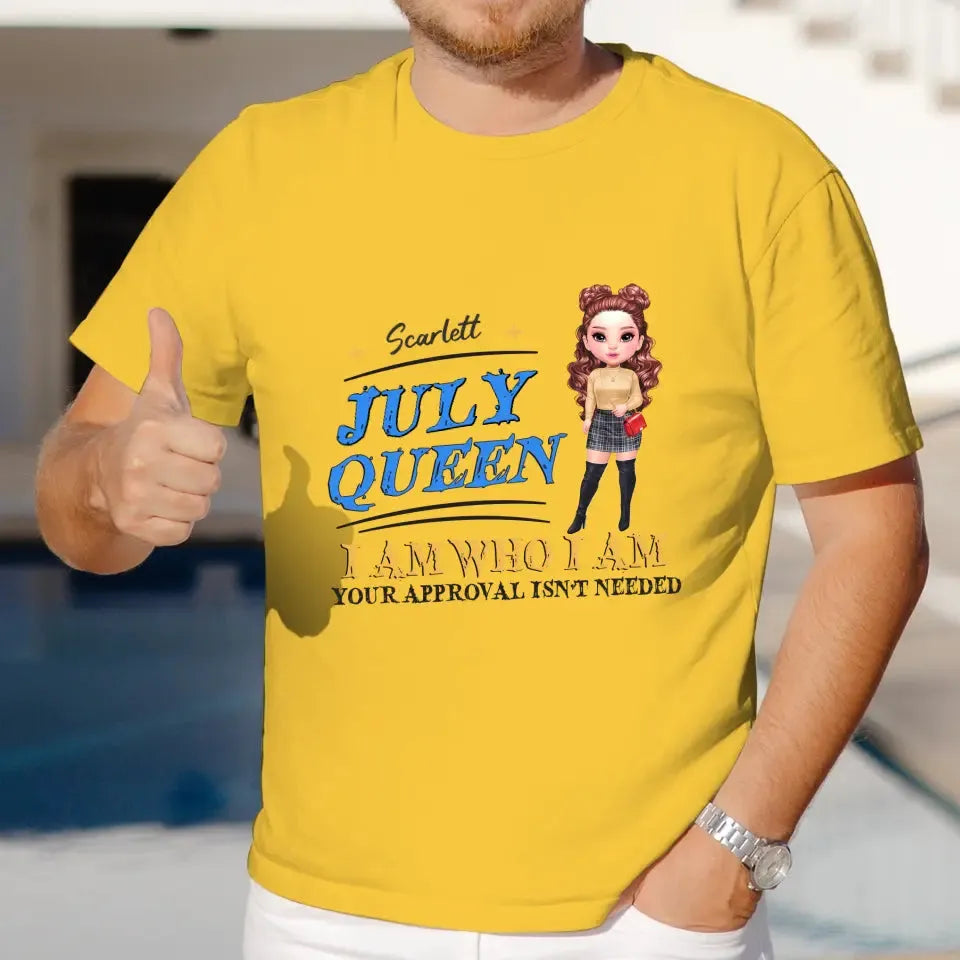 July Queen Birthday - Custom Month - Personalized Gifts For Her - Sweater