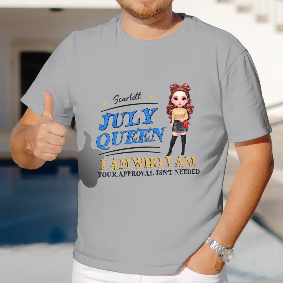 July Queen Birthday - Custom Month - Personalized Gifts For Her - Sweater