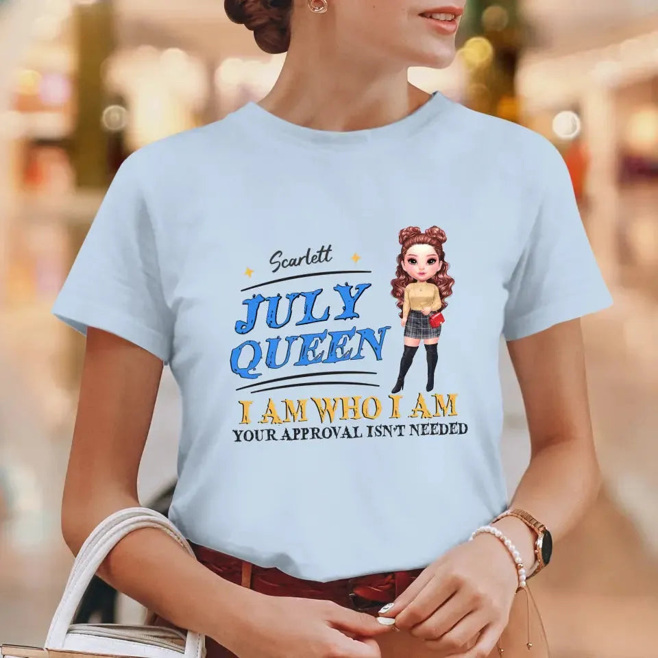 July Queen Birthday - Custom Month - Personalized Gifts For Her - Hoodie