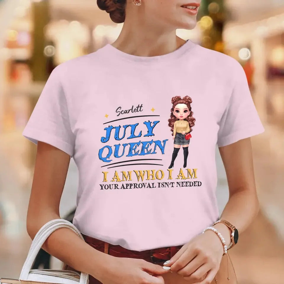 July Queen Birthday - Custom Month - Personalized Gifts For Her - Sweater