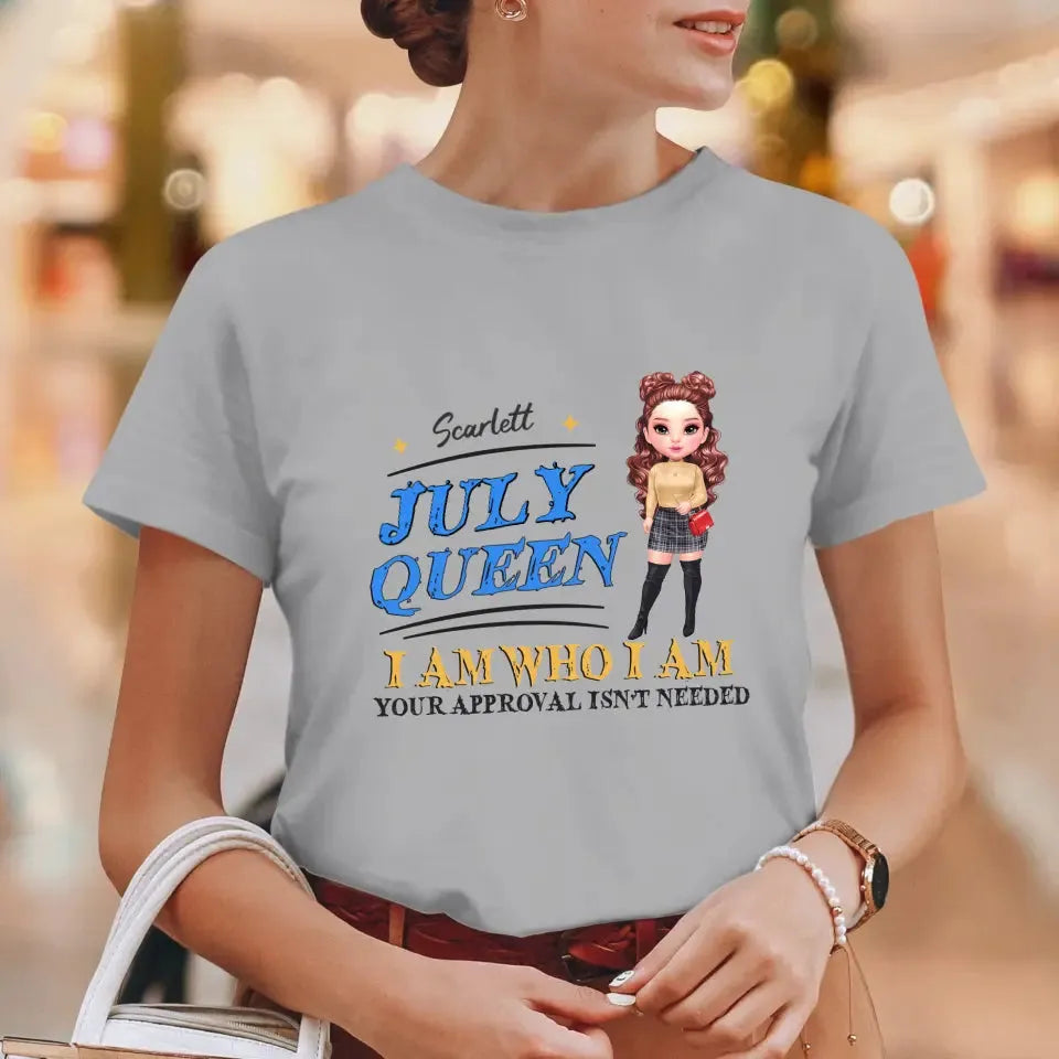 July Queen Birthday - Custom Month - Personalized Gifts For Her - Hoodie