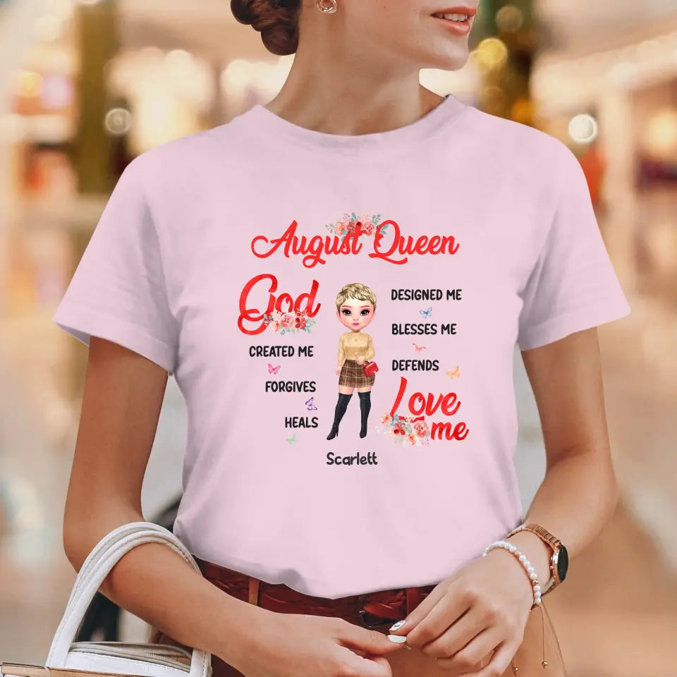 August Queen - Custom Month - Personalized Gifts For Mom - Sweater