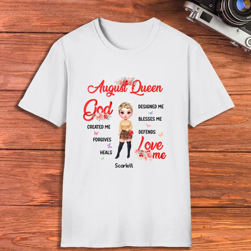 August Queen - Custom Month - Personalized Gifts For Mom - Sweater