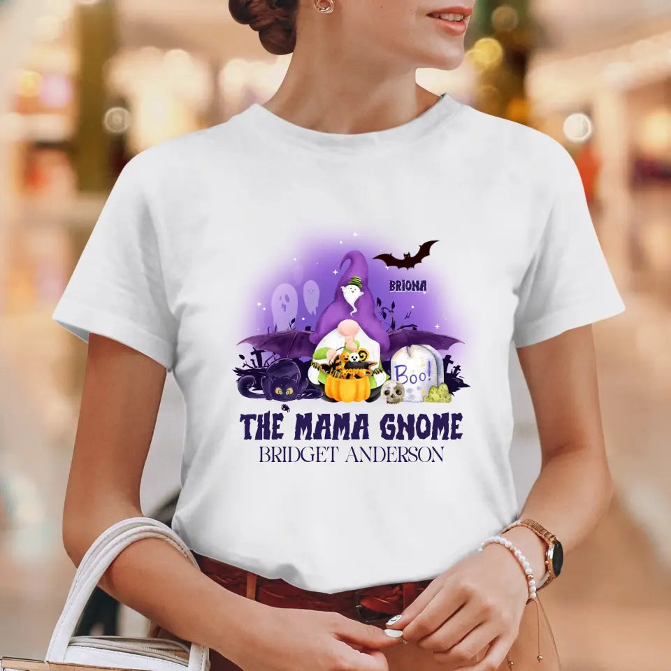 The Mama Gnome - Custom Name - Personalized Gifts For Mom - Hoodie