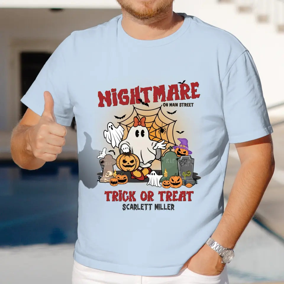 Nightmare On Main Street - Custom Name - Personalized Gifts For Mom - Hoodie