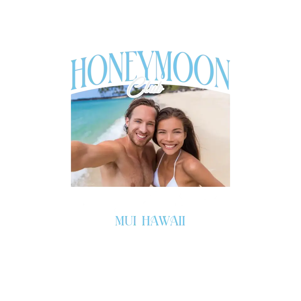 Our Honeymoon With Love  - Custom Photo - Personalized Gifts for Couples - Unisex Hoodie