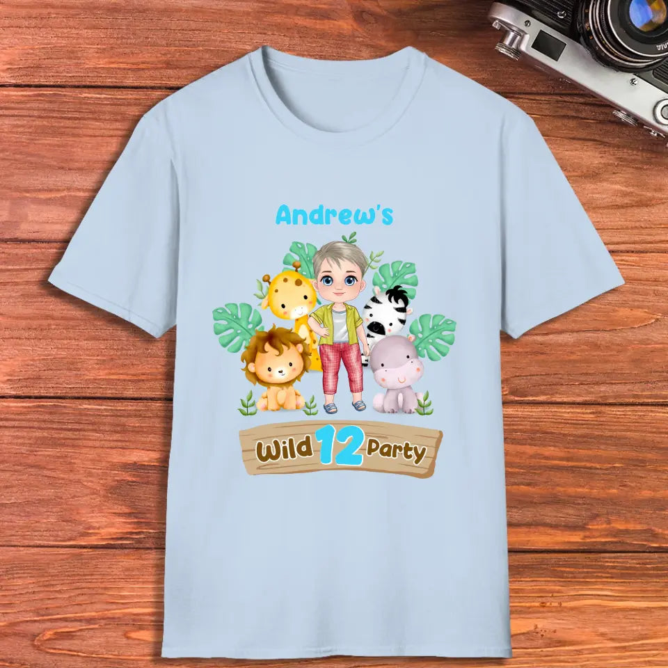 Wild Party - Custom Name - Personalized Gifts For Son - Unisex T-Shirt