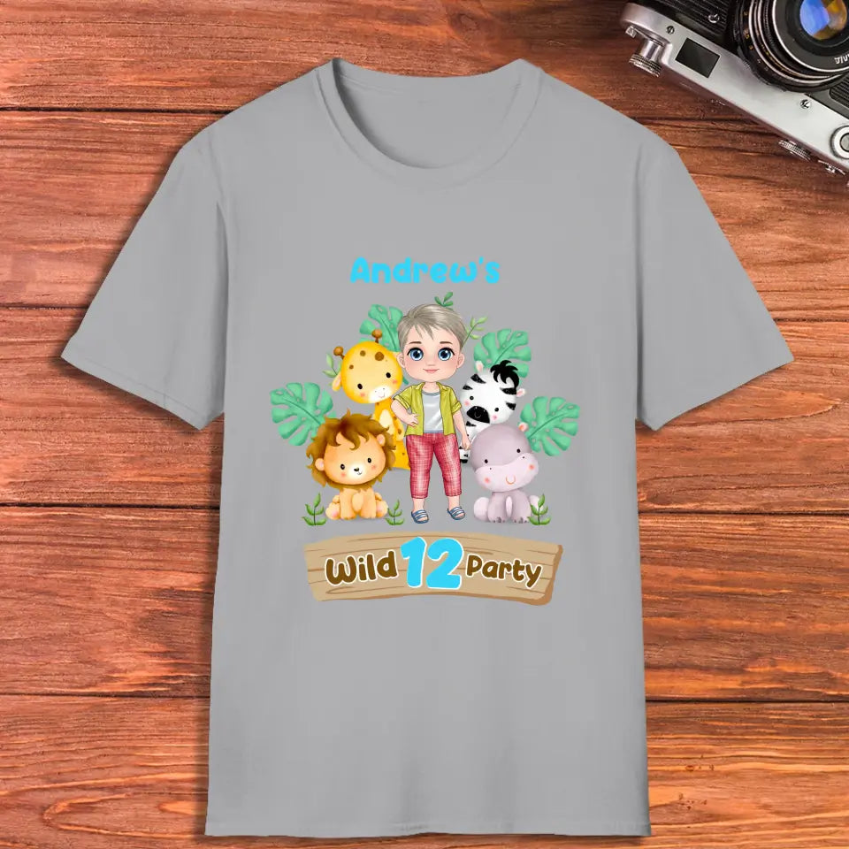 Wild Party - Custom Name - Personalized Gifts For Son - Unisex T-Shirt