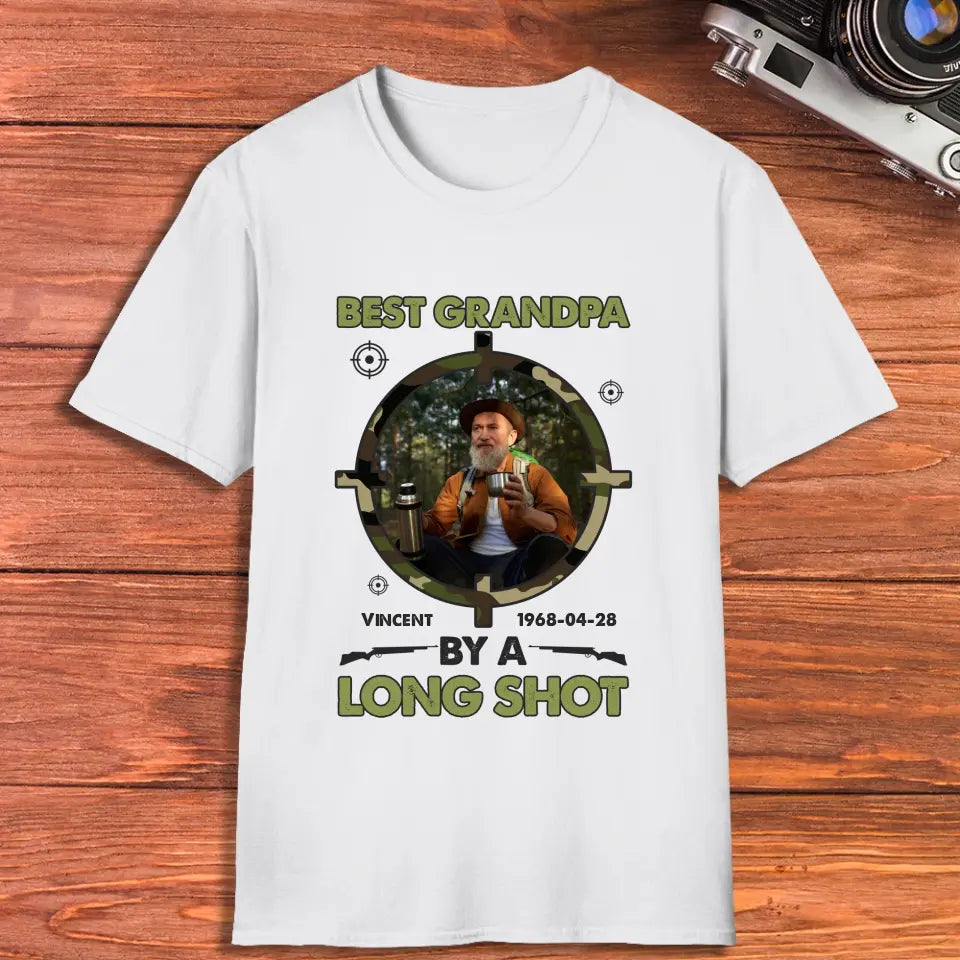 Best Grandpa By Long Shots - Custom Photo - Personalized Gifts For Grandpa - Hoodie