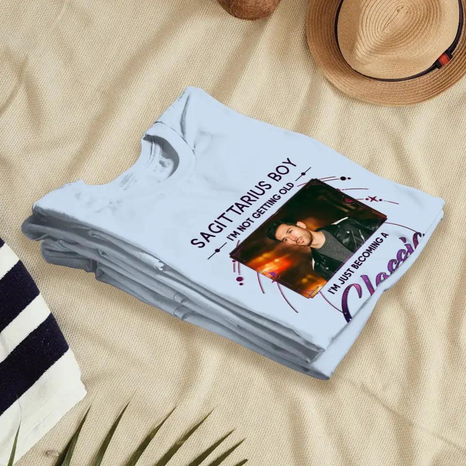 Becoming A Classis - Custom Photo - Personalized Gifts For Him - T-Shirt