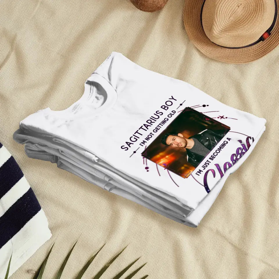 Becoming A Classis - Custom Photo - Personalized Gifts For Him - T-Shirt