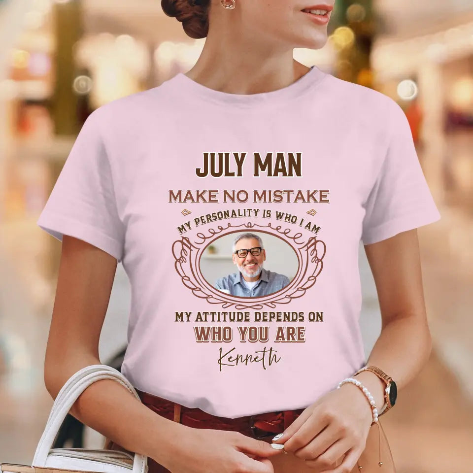 Make No Mistake - Custom Photo - Personalized Gifts For Him - T-Shirt