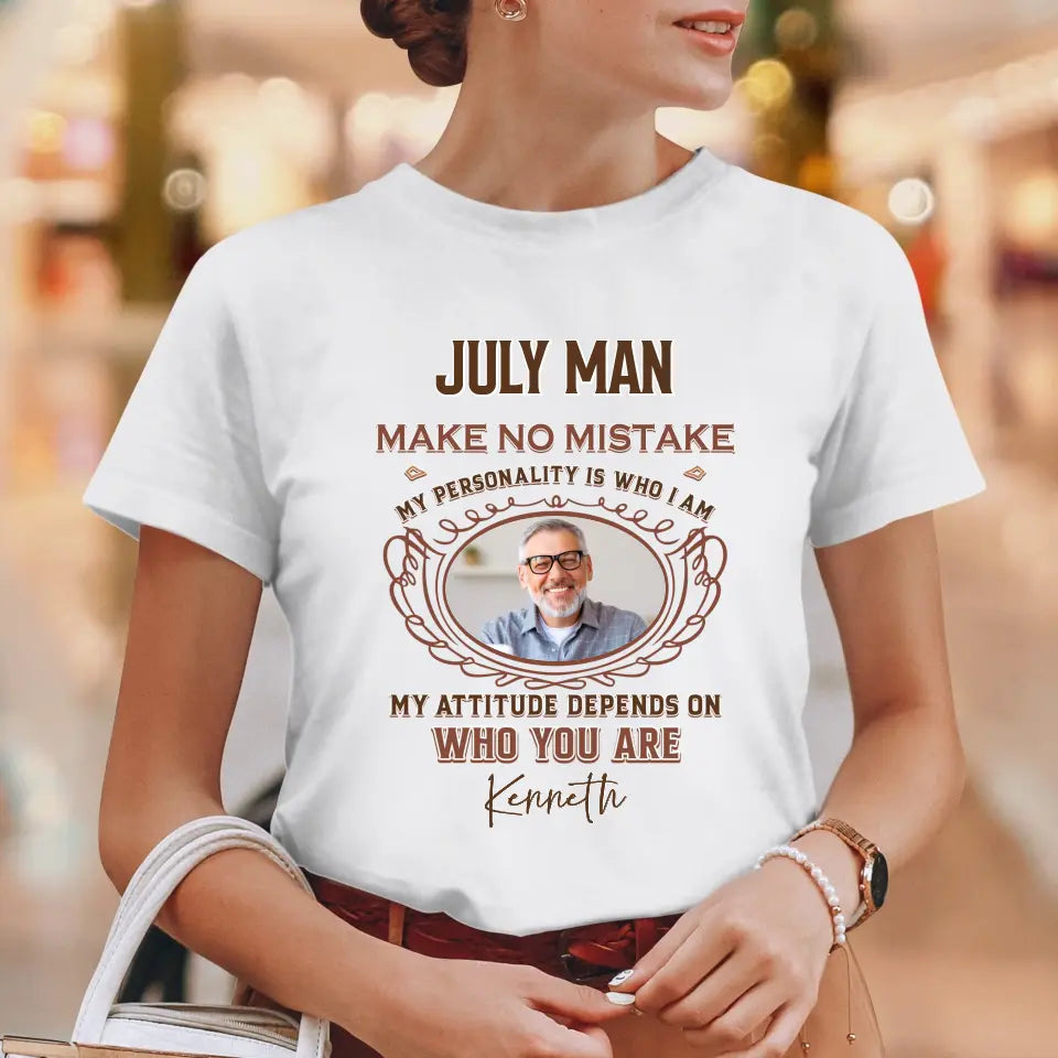 Make No Mistake - Custom Photo - Personalized Gifts For Him - T-Shirt