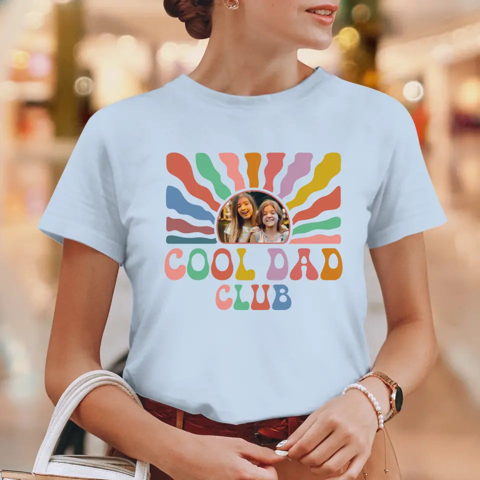 Cool Dad Club - Custom Photo - Personalized Gifts For Dad - Sweater