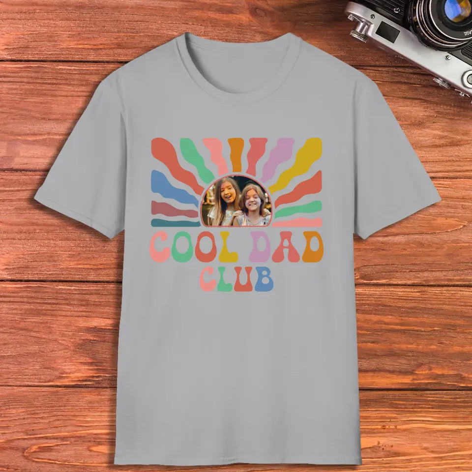 Cool Dad Club - Custom Photo - Personalized Gifts For Dad - Sweater