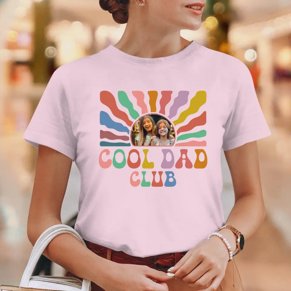 Cool Dad Club - Custom Photo - Personalized Gifts For Dad - Sweater