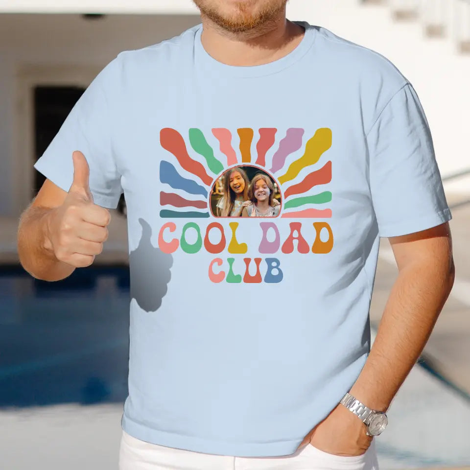 Cool Dad Club - Custom Photo - Personalized Gifts For Dad - Hoodie