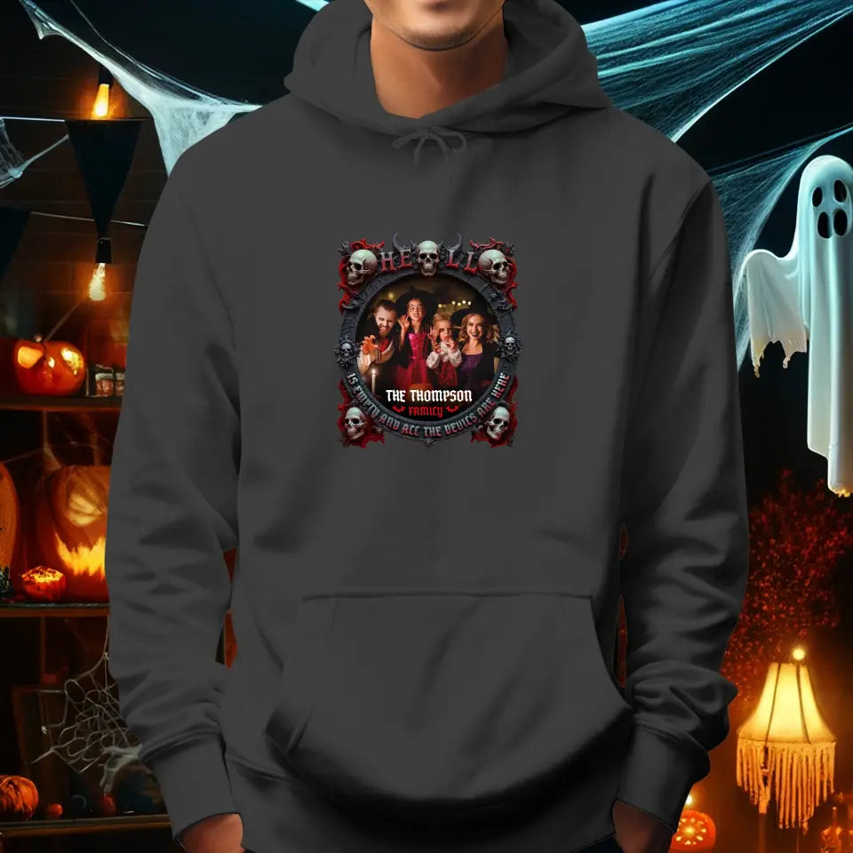 Hell Is Empty - Custom Photo - Personalized Gifts For Family - Sweater