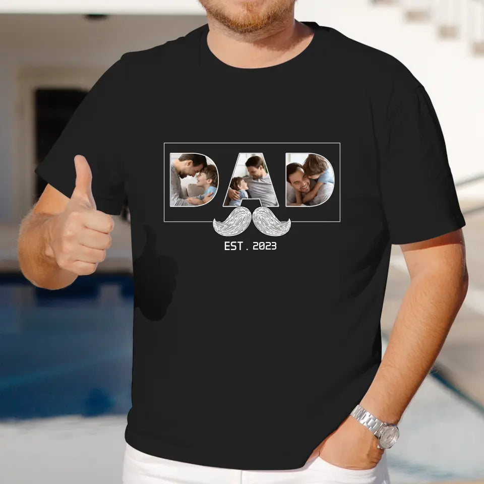 Funny Dad - Custom Photo - Personalized Gifts For Dad - T-Shirt