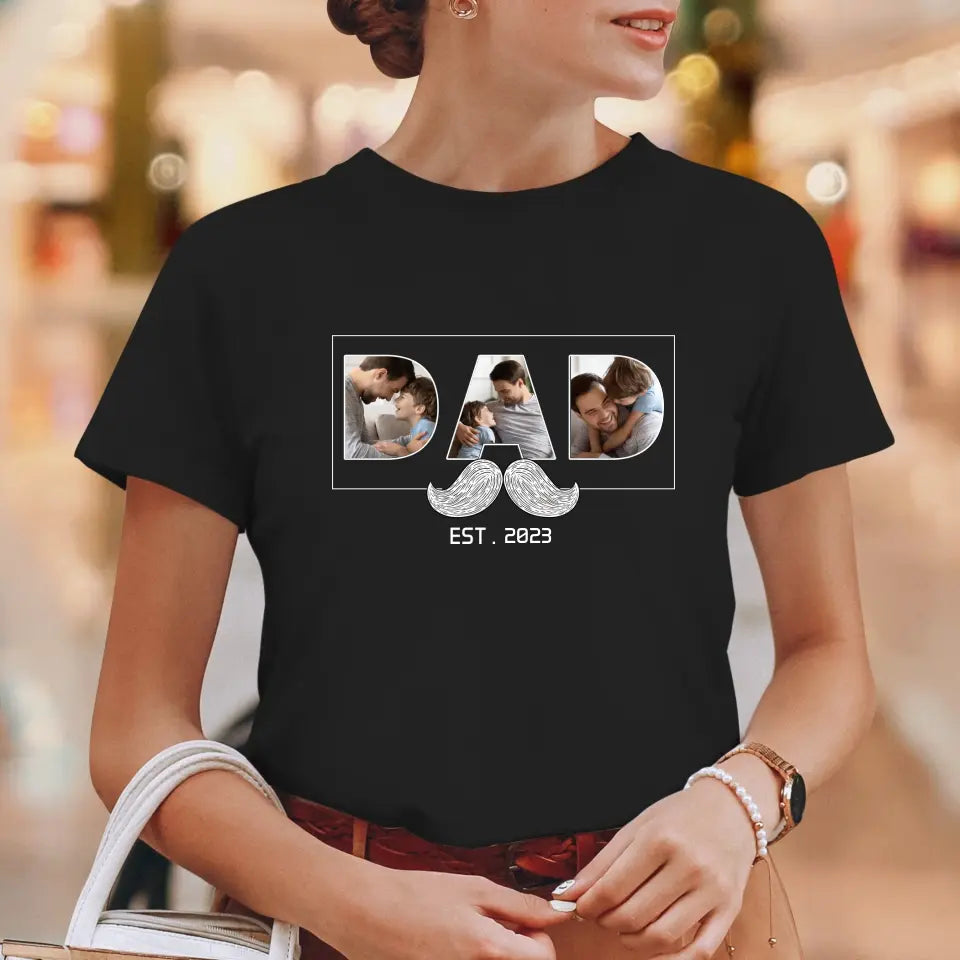 Funny Dad - Custom Photo - Personalized Gifts For Dad - T-Shirt