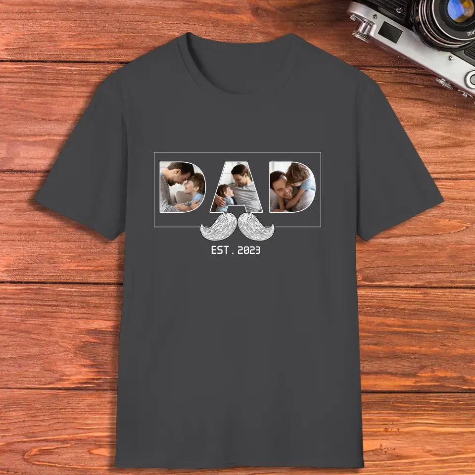 Funny Dad - Custom Photo - Personalized Gifts For Dad - T-Shirt