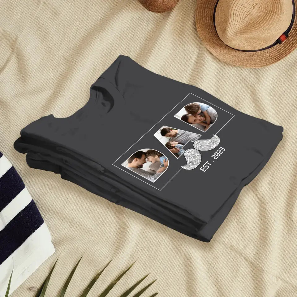 Funny Dad - Custom Photo - Personalized Gifts For Dad - T-Shirt