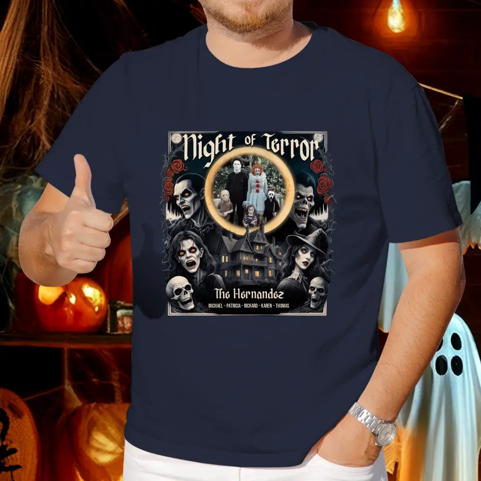 Night Of Terror - Custom Photo - Personalized Gifts For Family - Sweater