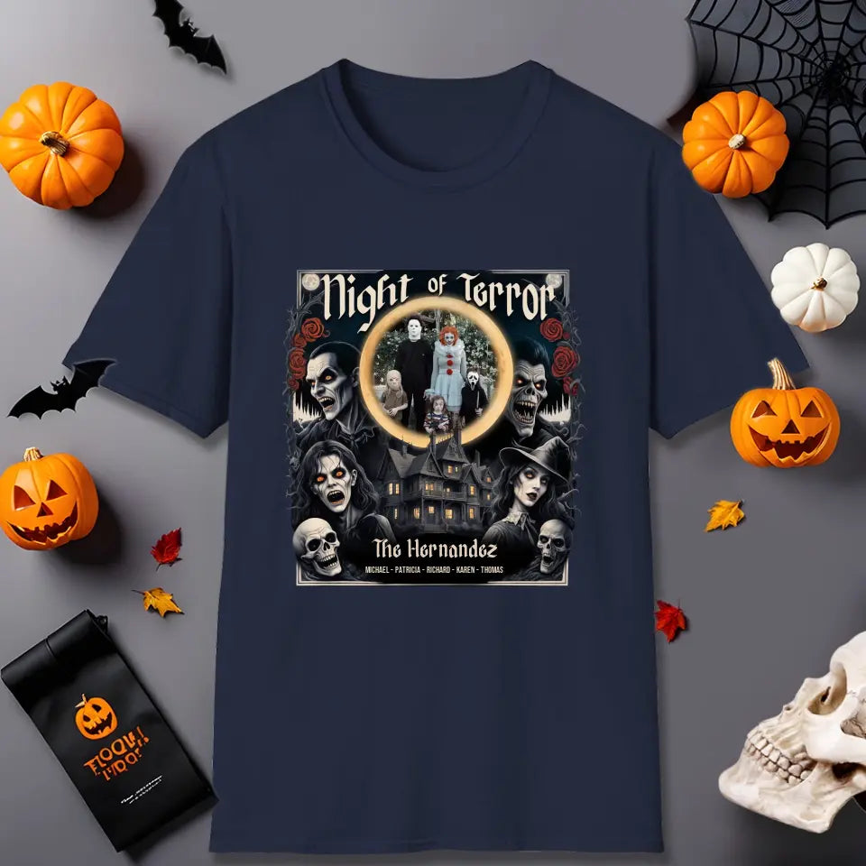 Night Of Terror - Custom Photo - Personalized Gifts For Family - Sweater