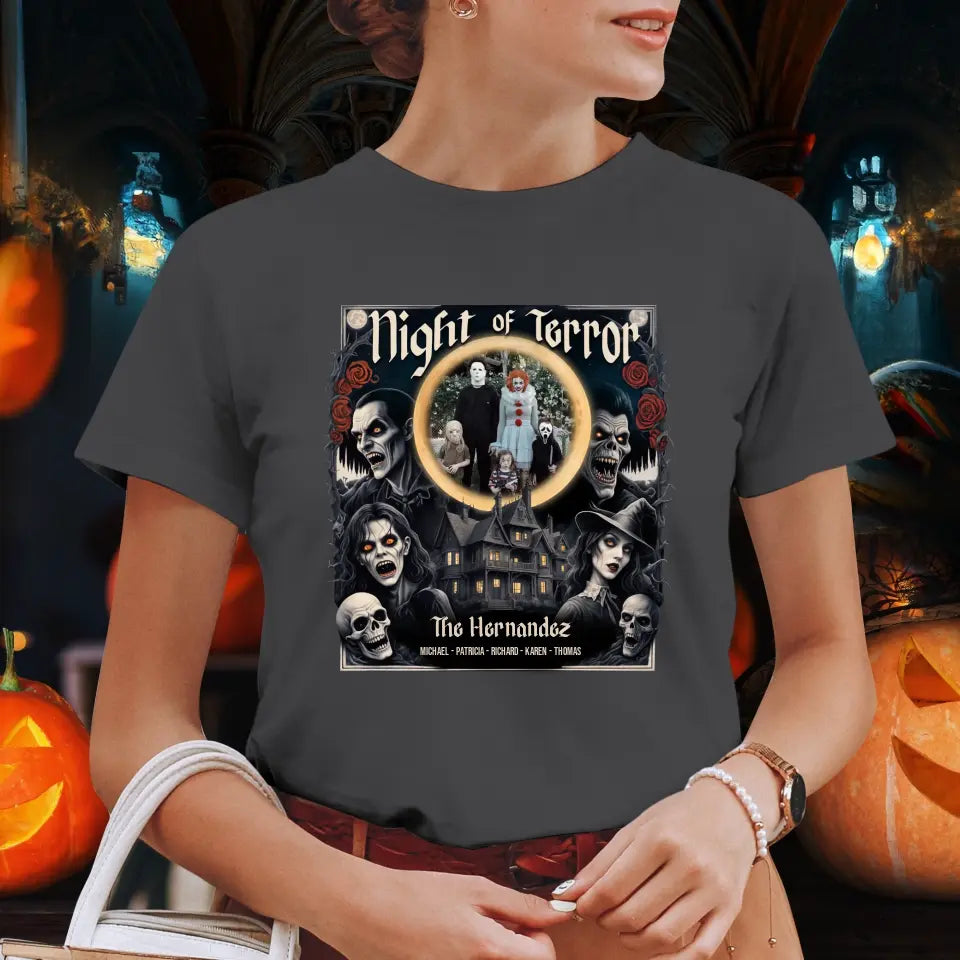 Night Of Terror - Custom Photo - Personalized Gifts For Family - Sweater