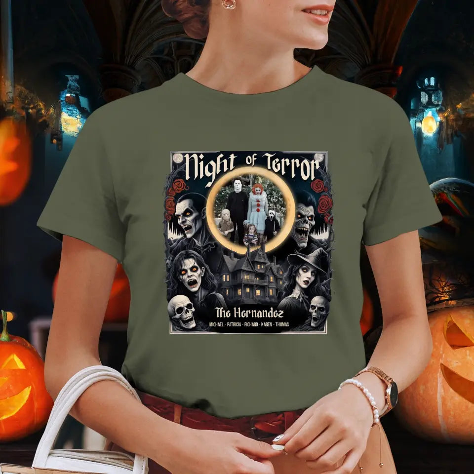 Night Of Terror - Custom Photo - Personalized Gifts For Family - Sweater