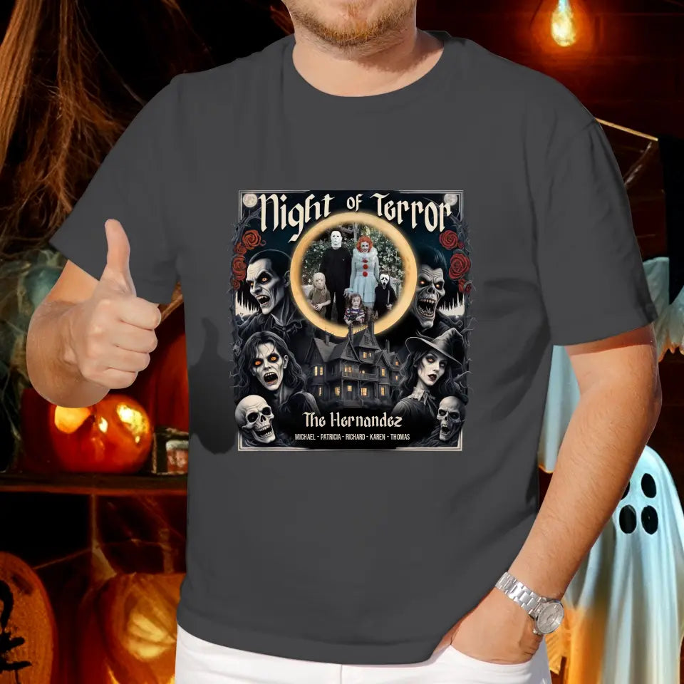 Night Of Terror - Custom Photo - Personalized Gifts For Family - Sweater