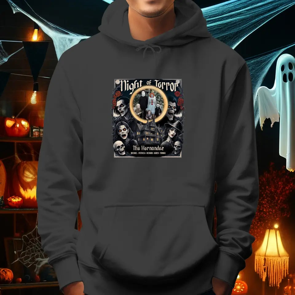 Night Of Terror - Custom Photo - Personalized Gifts For Family - Sweater