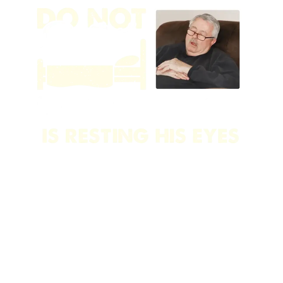 Do Not Disturb Grandpa - Custom Photo - Personalized Gifts For Grandpa - T-Shirt