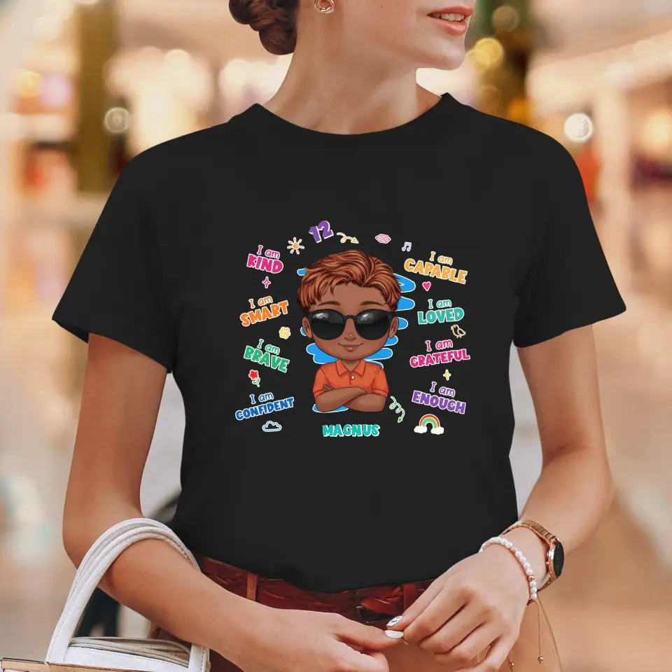 I Am Kind - Personalized Gifts For Son - Unisex T-Shirt