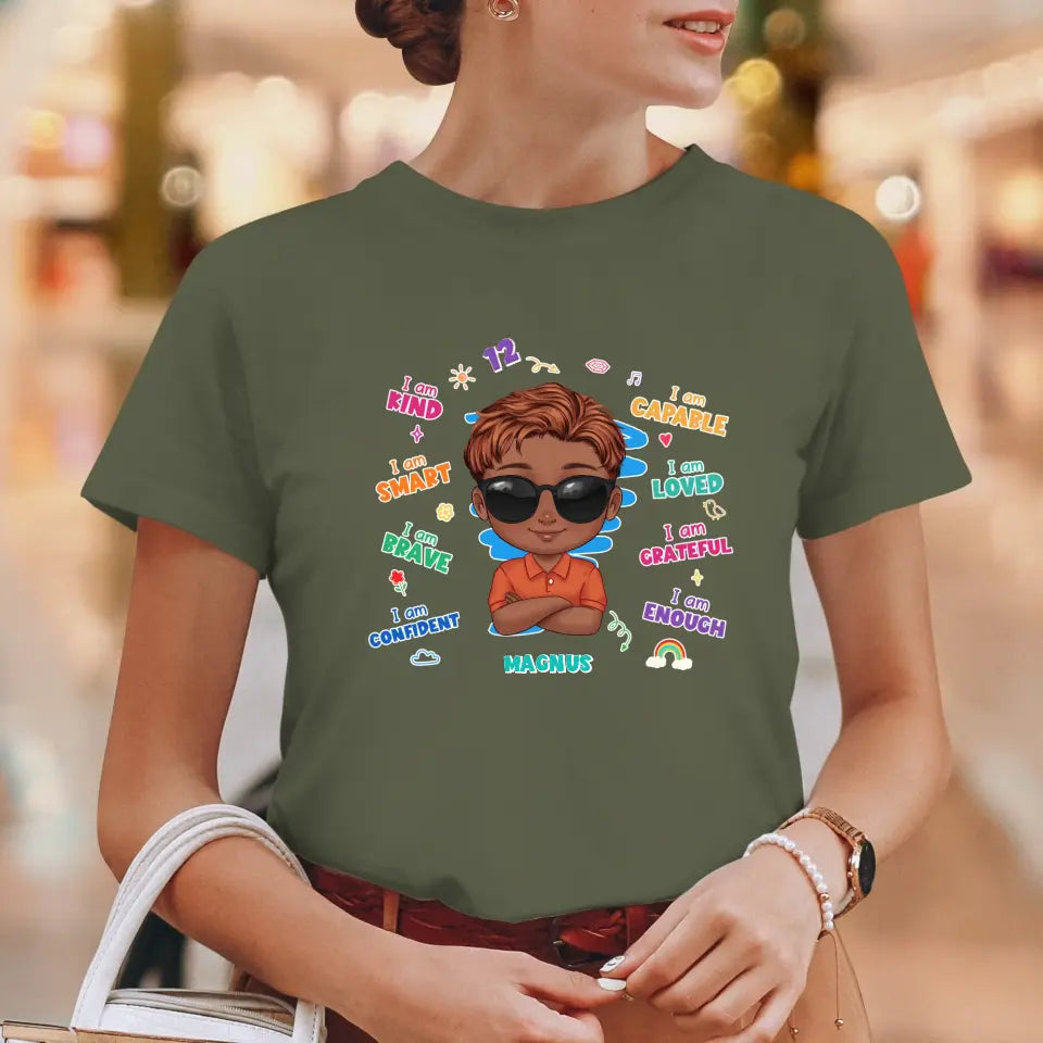 I Am Kind - Personalized Gifts For Son - Unisex T-Shirt