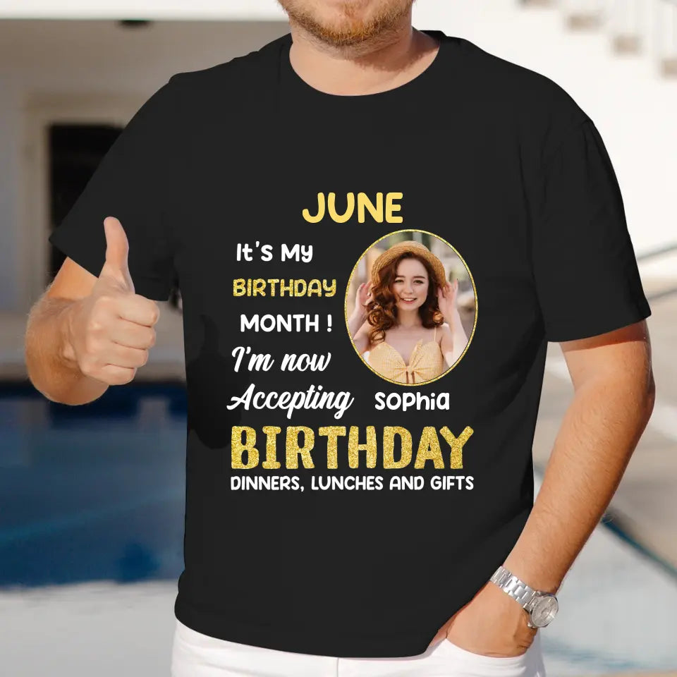 It's My Birthday Month - Custom Photo - Personalized Gifts For Her -  Sweater