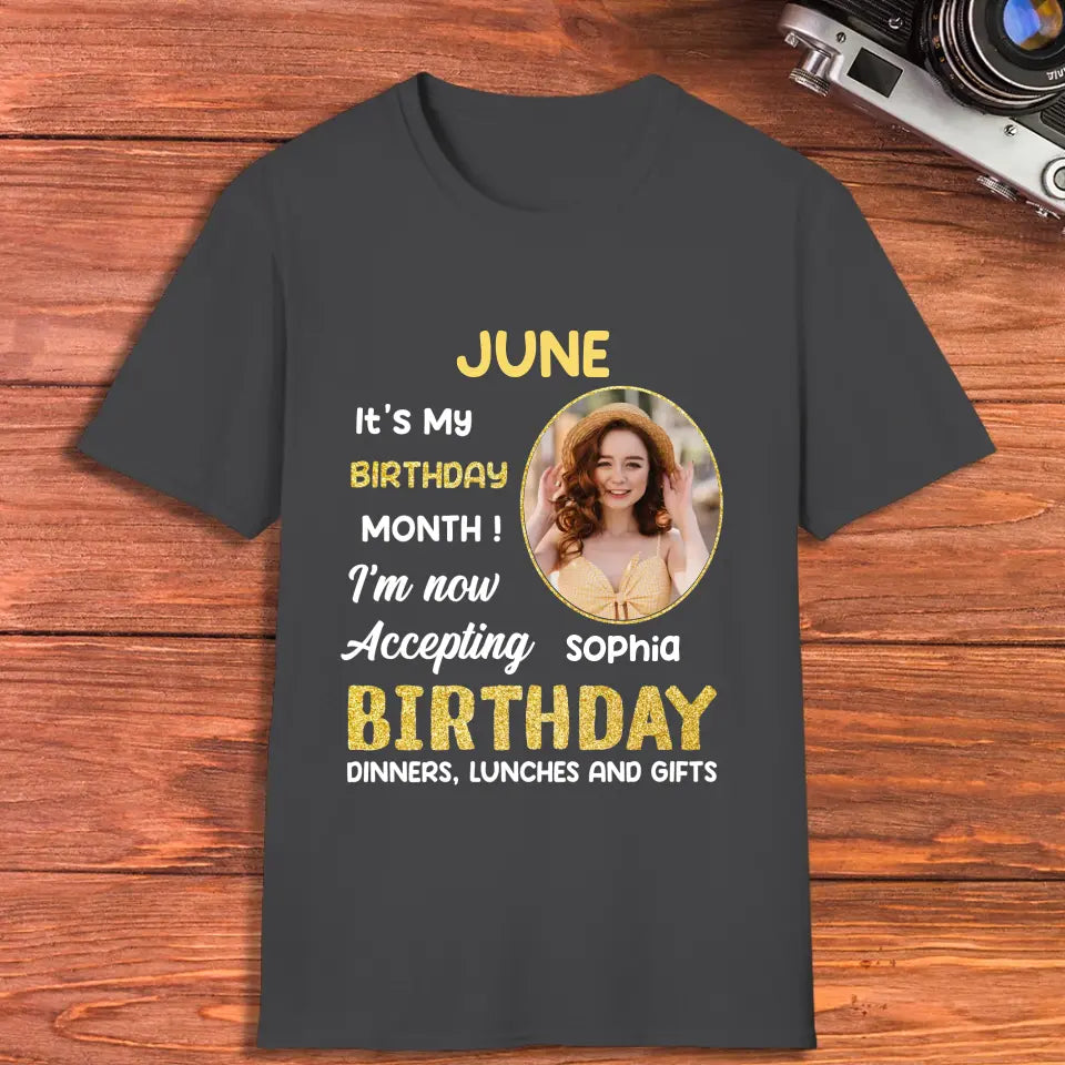 It's My Birthday Month - Custom Photo - Personalized Gifts For Her -  Sweater