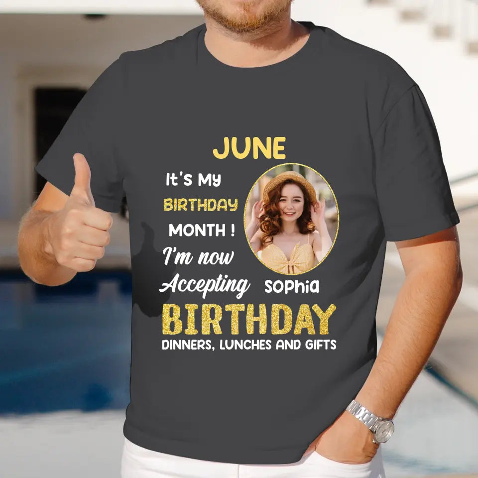 It's My Birthday Month - Custom Photo - Personalized Gifts For Her -  Sweater