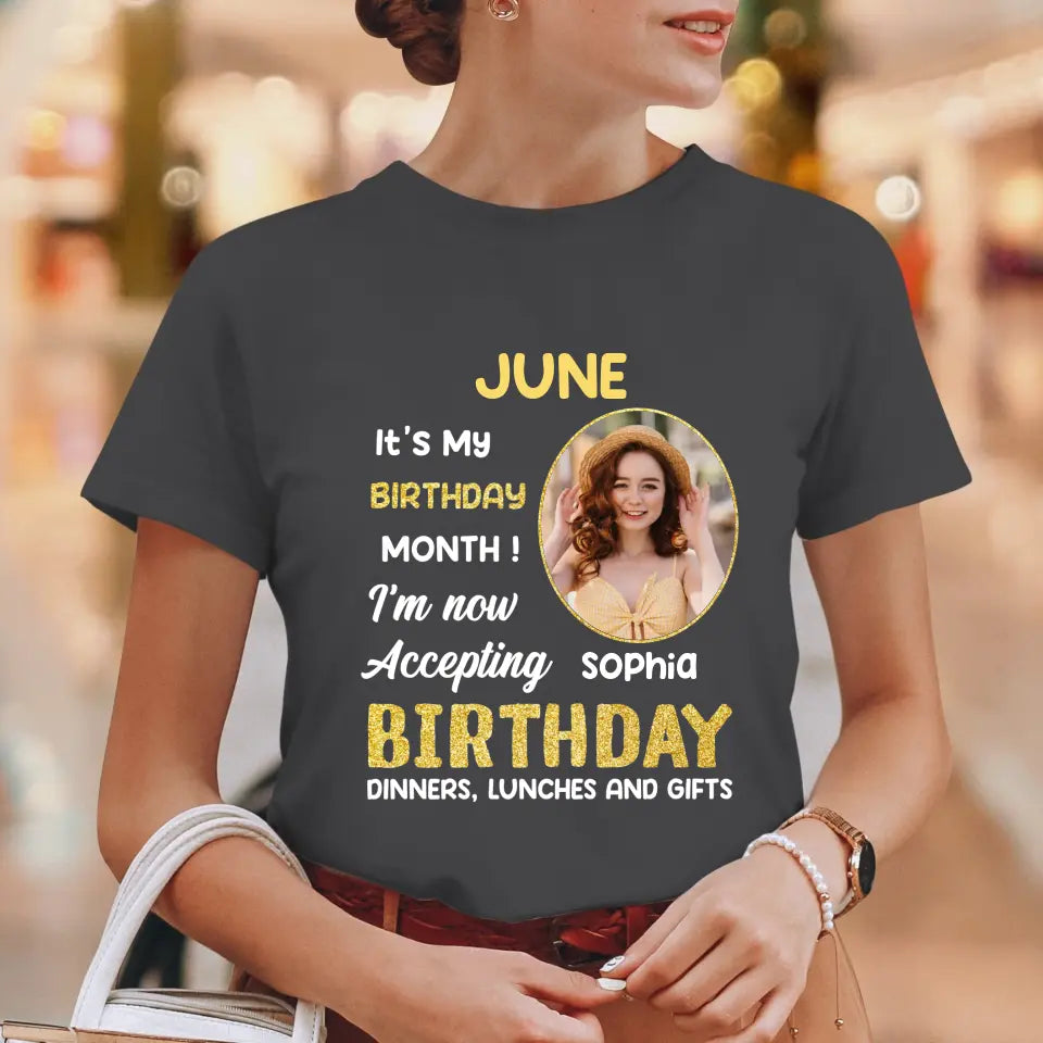 It's My Birthday Month - Custom Photo - Personalized Gifts For Her -  Sweater