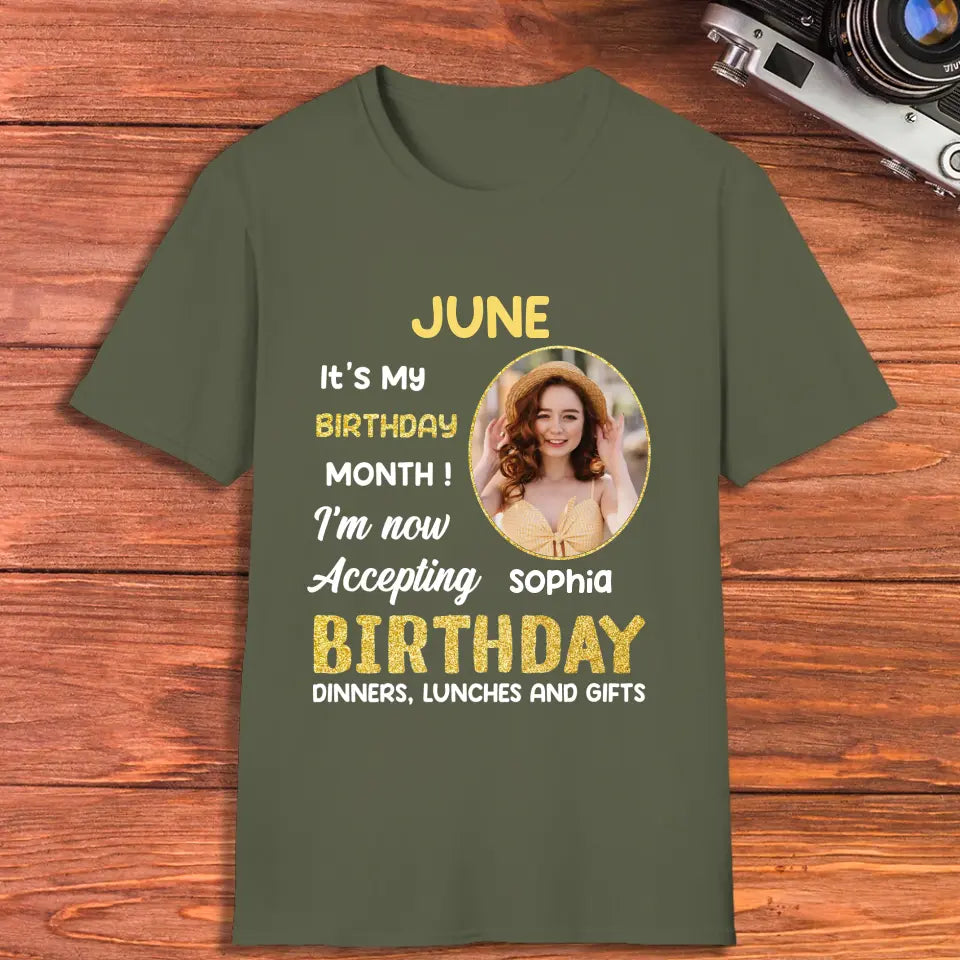 It's My Birthday Month - Custom Photo - Personalized Gifts For Her -  Sweater