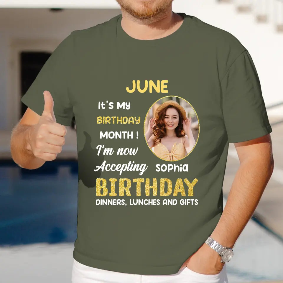 It's My Birthday Month - Custom Photo - Personalized Gifts For Her -  Sweater