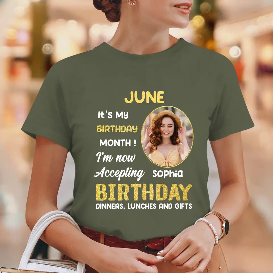 It's My Birthday Month - Custom Photo - Personalized Gifts For Her -  Sweater