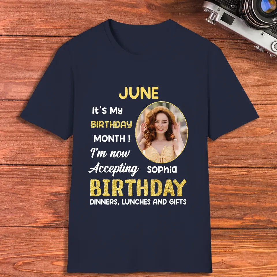 It's My Birthday Month - Custom Photo - Personalized Gifts For Her -  Sweater