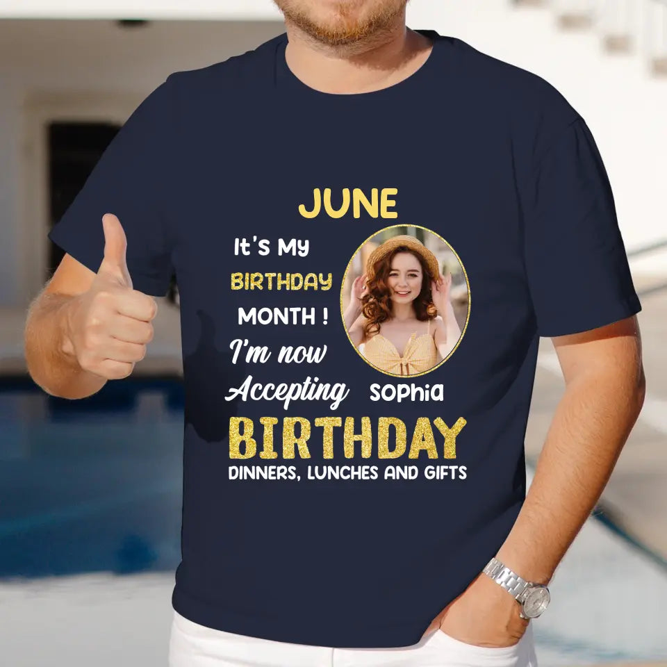 It's My Birthday Month - Custom Photo - Personalized Gifts For Her -  Sweater