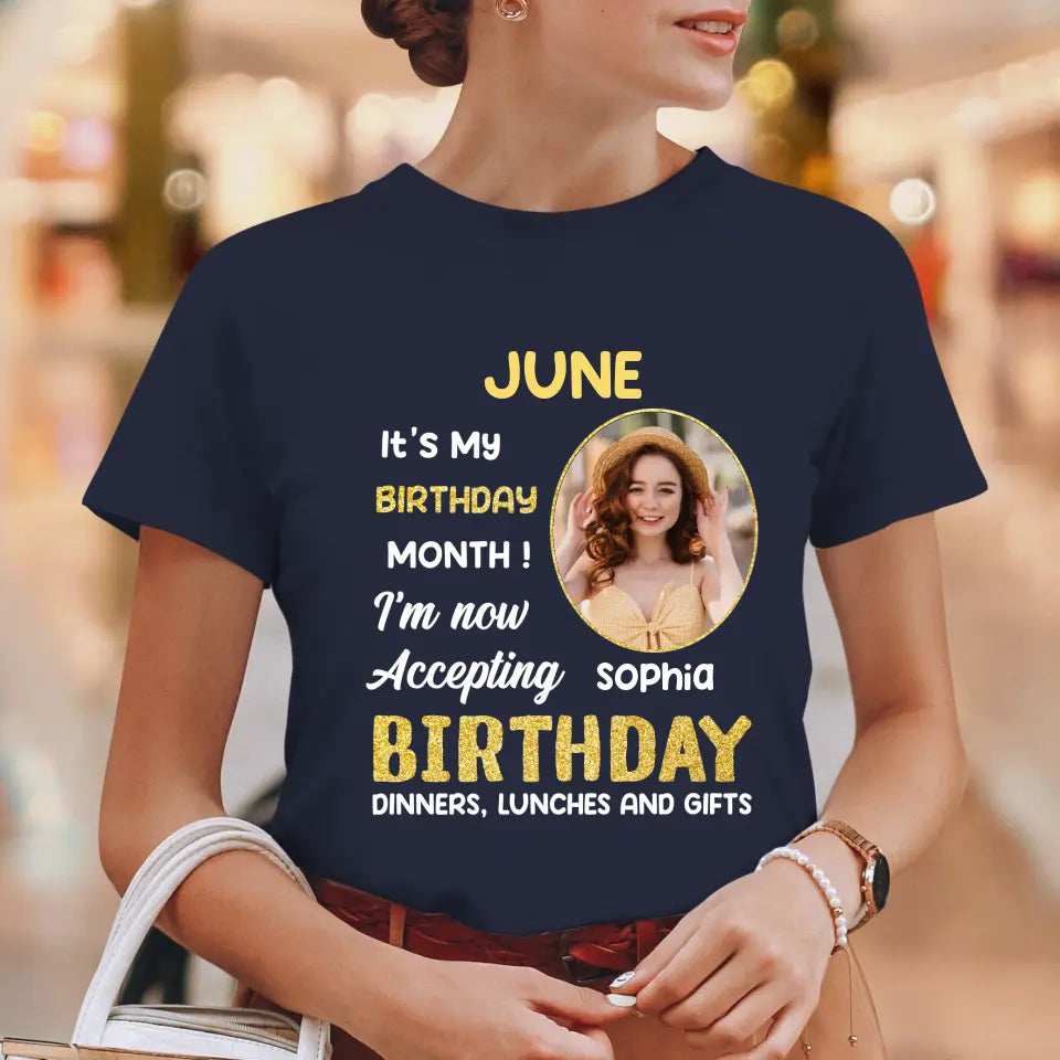 It's My Birthday Month - Custom Photo - Personalized Gifts For Her -  Sweater