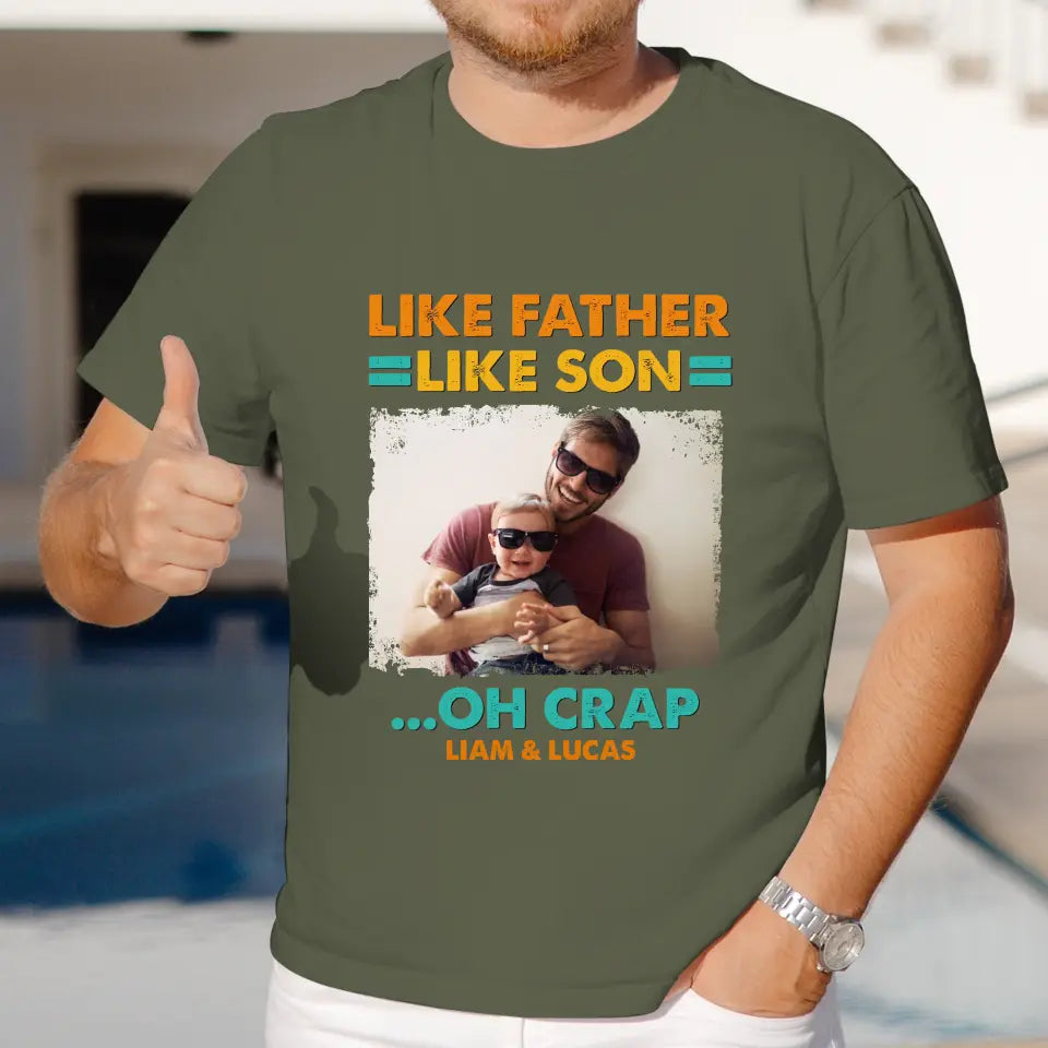 Like Father Like Son - Personalized Gifts For Dad - Unisex Sweater