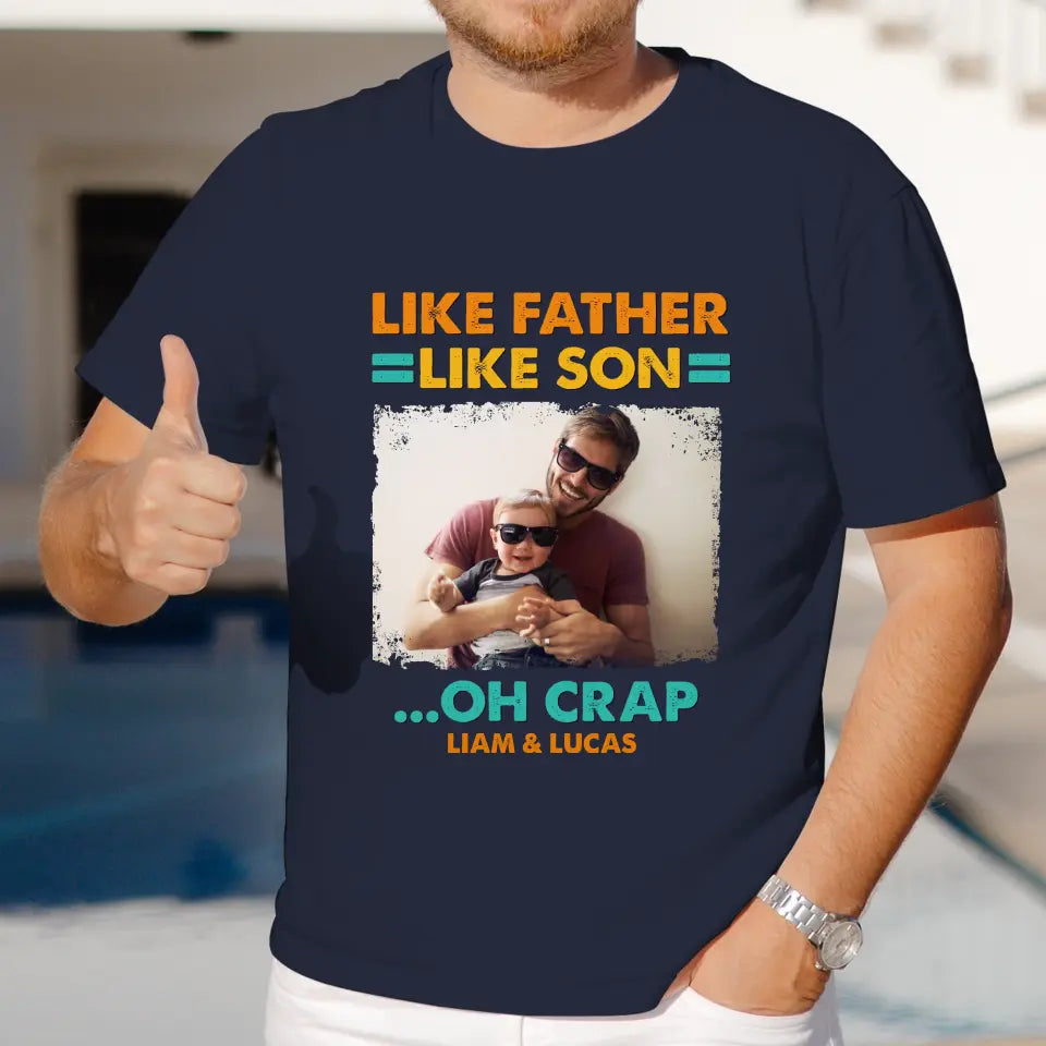 Like Father Like Son - Personalized Gifts For Dad - Unisex Sweater