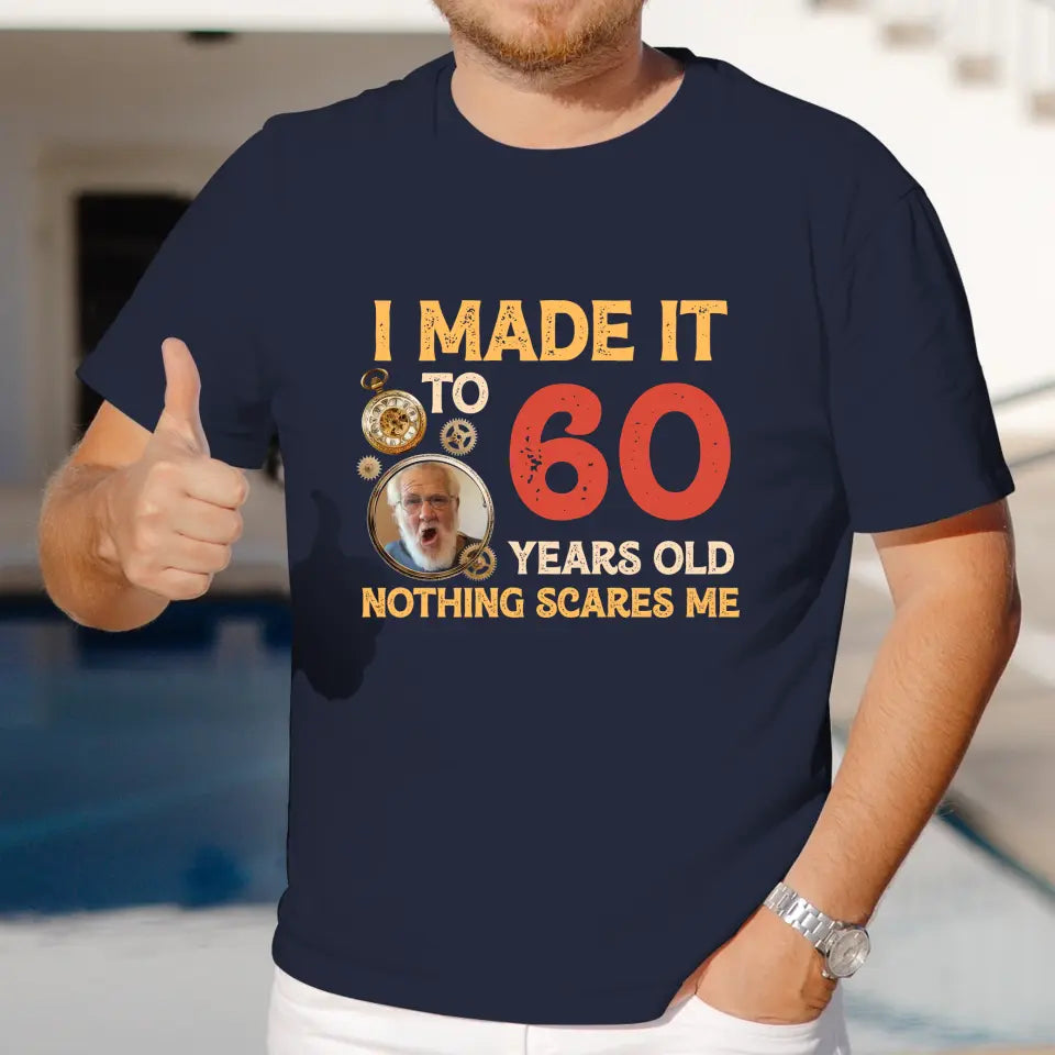 Nothing Scares Me - Personalized Gifts For Grandpa - Unisex Sweater